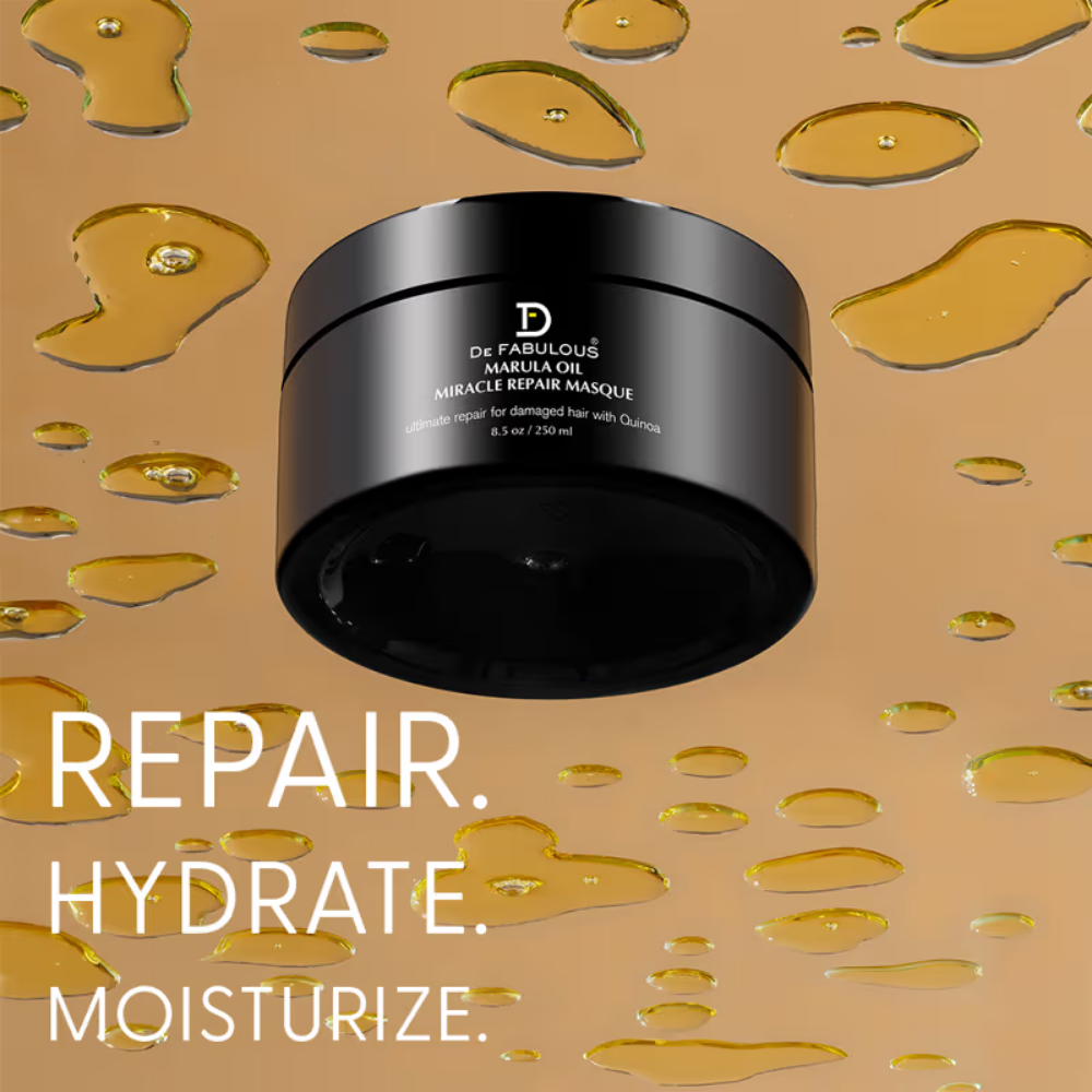 De Fabulous Marula Oil Sulphate Free Miracle Repair Masque - All Hair Types