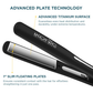 Ikonic Professional Slim Titanium Shine 3.0 Hair Straightener - Black