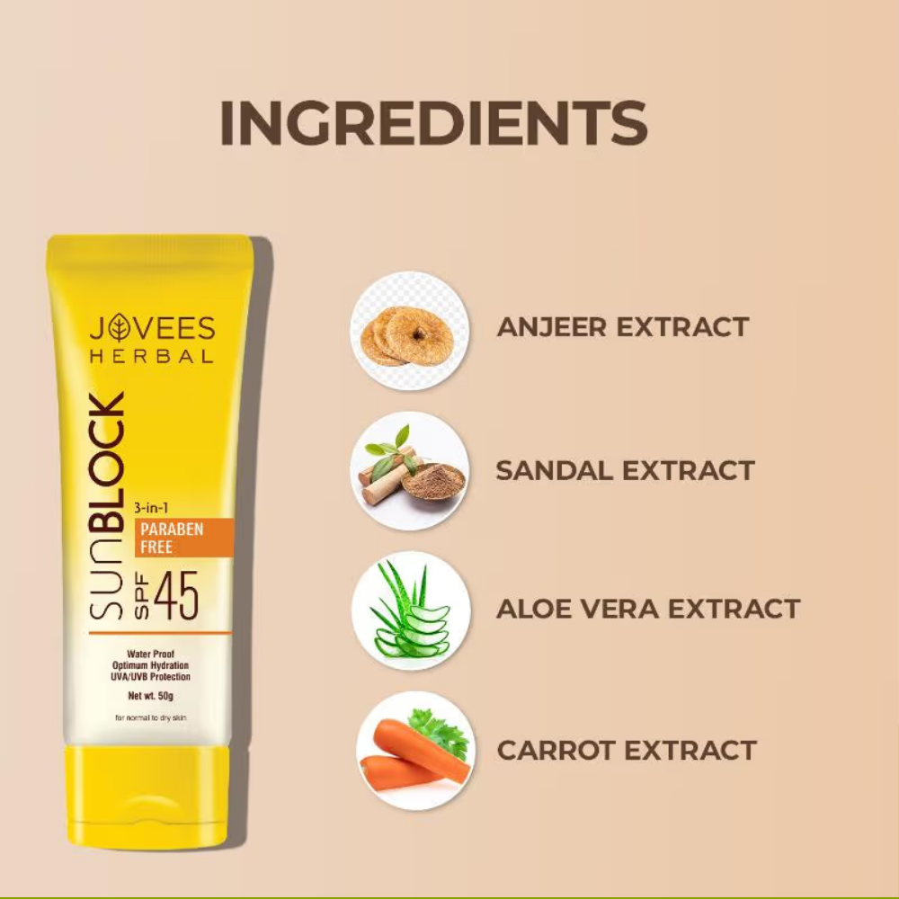 Jovees Herbal Sun protection Sunscreen SPF 40