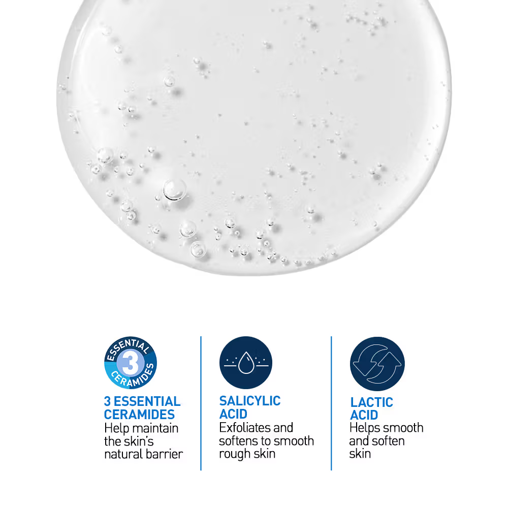 CeraVe SA Smoothing Cleanser For Dry, Rough & Bumpy Skin, Face wash with Salicylic Acid & Ceramides