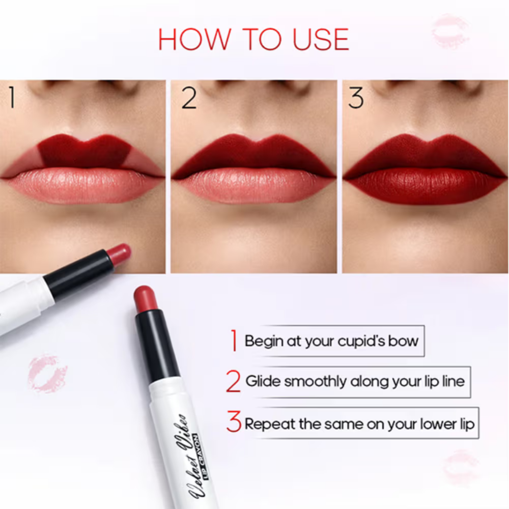 Recode Smudge-Proof And Waterproof Lip Crayon Set Of 8