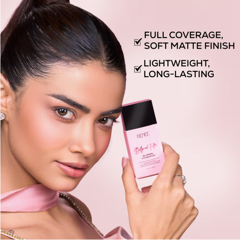 RENEE Bollywood Filter Blurring Matte Finish Liquid Foundation with Niacinamide