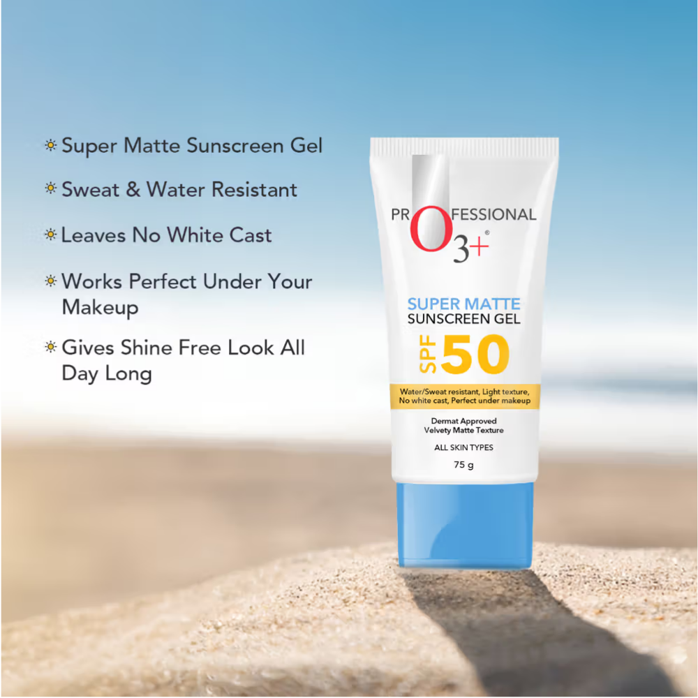 O3+ Super Matte Sunscreen SPF 50 PA ++++