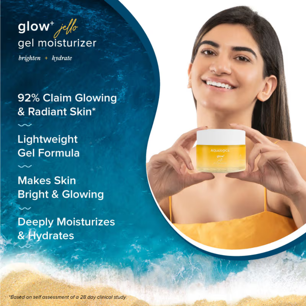 Aqualogica Glow+ Jello Moisturizer with Papaya & Vitamin C