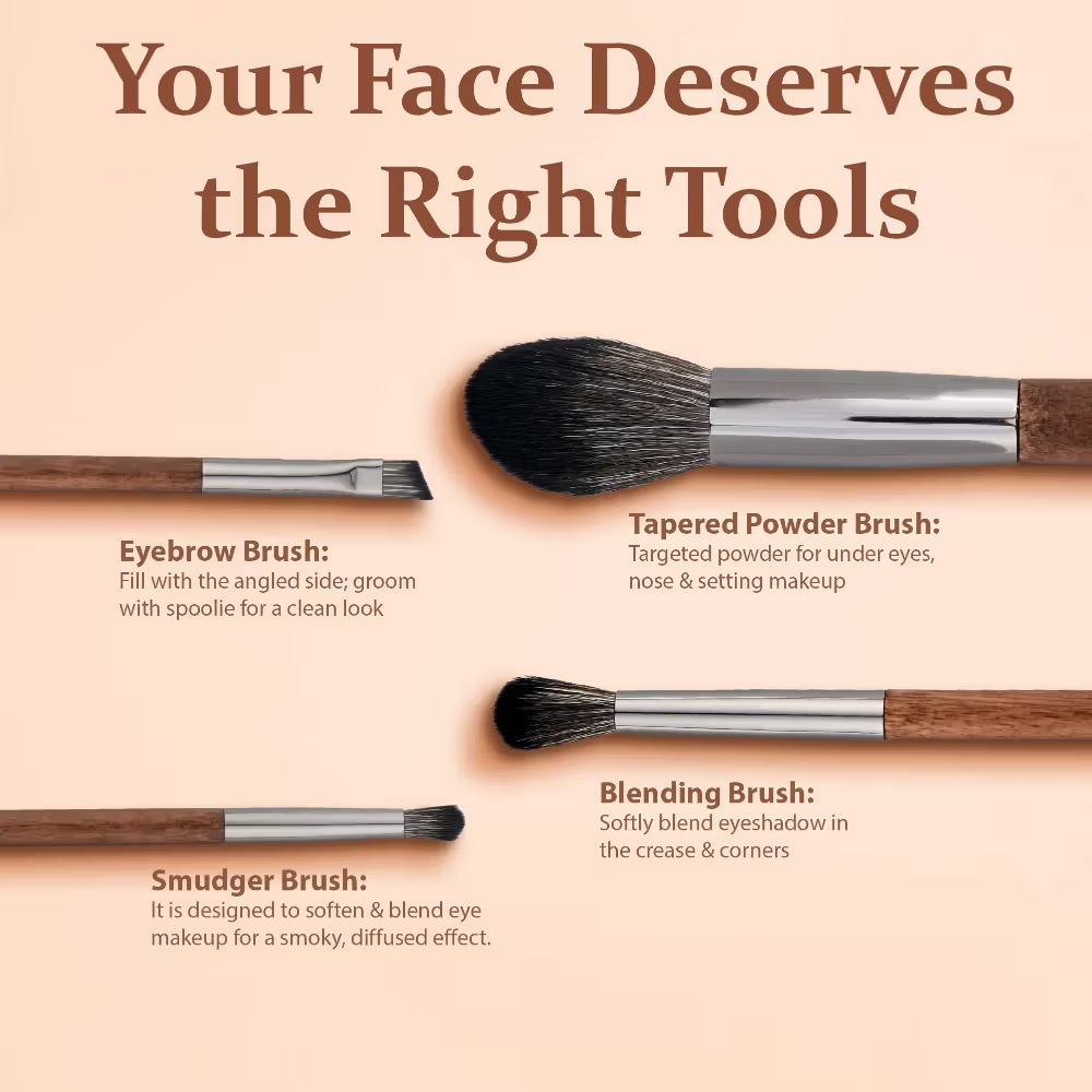 Colors Queen Blend & Buff Makeup Brush Set