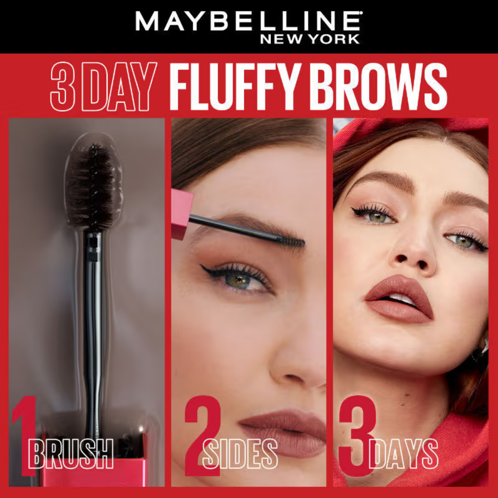 Maybelline New York Tattoo Brow 3-Day Gel, Water & Smudgeproof Lasts Up To 36H