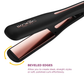 Ikonic Professional Gleam Pro Hair Straightener - Black & Rose Gold