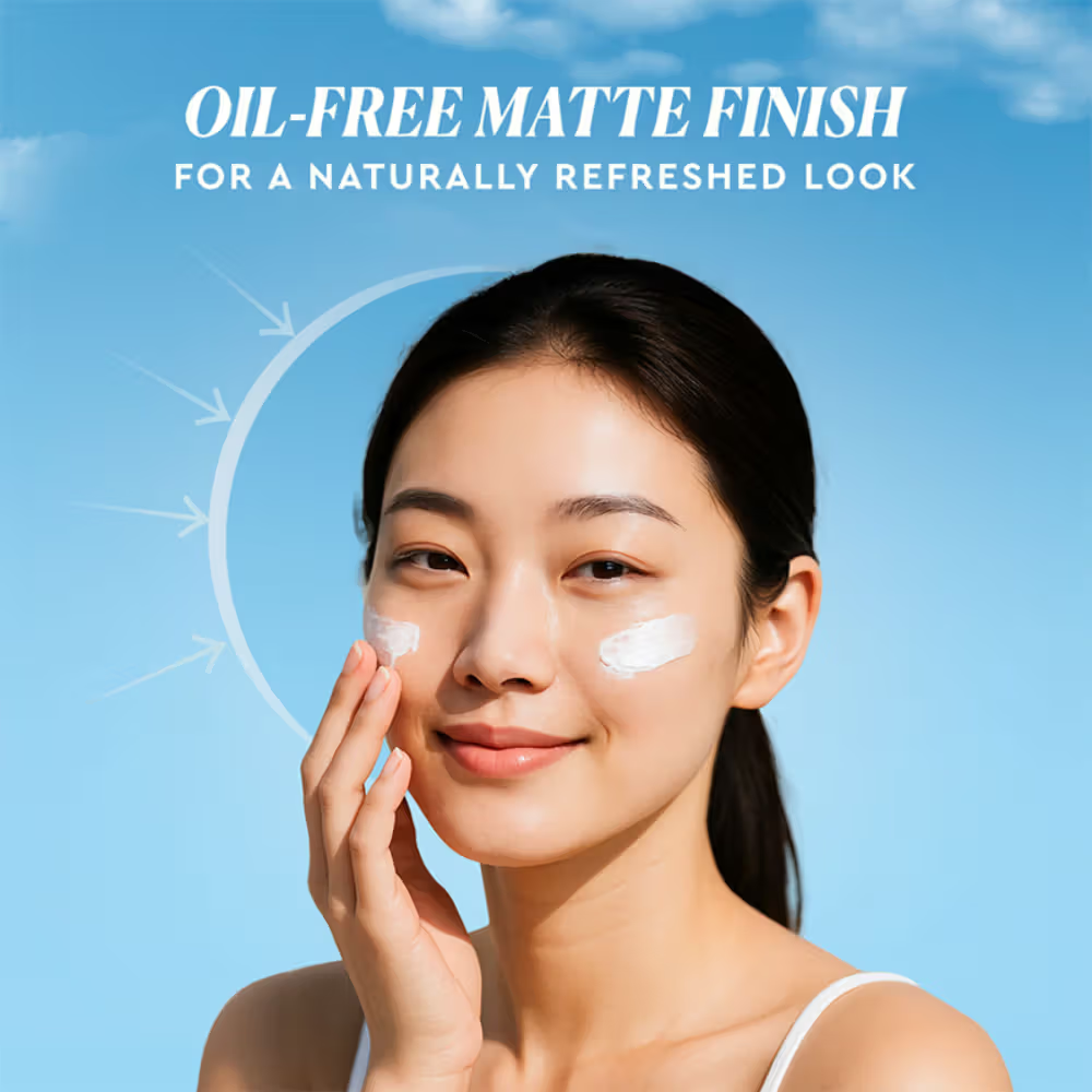 The Face Shop Korean Hydrating, Oil Free Sunscreen SPF 50+ PA++++ for Matte Finish & No White Cast