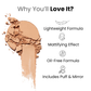 Flicka Tomato Compact Powder With Spf Matte Finish Lightweight & Shine Control