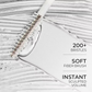 Insight Cosmetics Stay Real Transparent 2 In 1 Brow & Lash Mascara,Sweatproof Long Wear Formula - Transparent