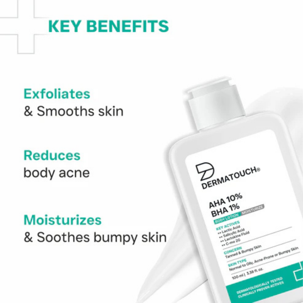 Dermatouch AHA 10% BHA 1% Body Lotion