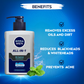 NIVEA MEN All-IN-1 Oil Control Face Wash with 10x Multi Effect With Clooing MENthol