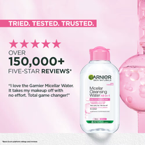 Garnier Micellar Cleansing Water For Sensitive Skin For Cleanser & Make-Up Remover