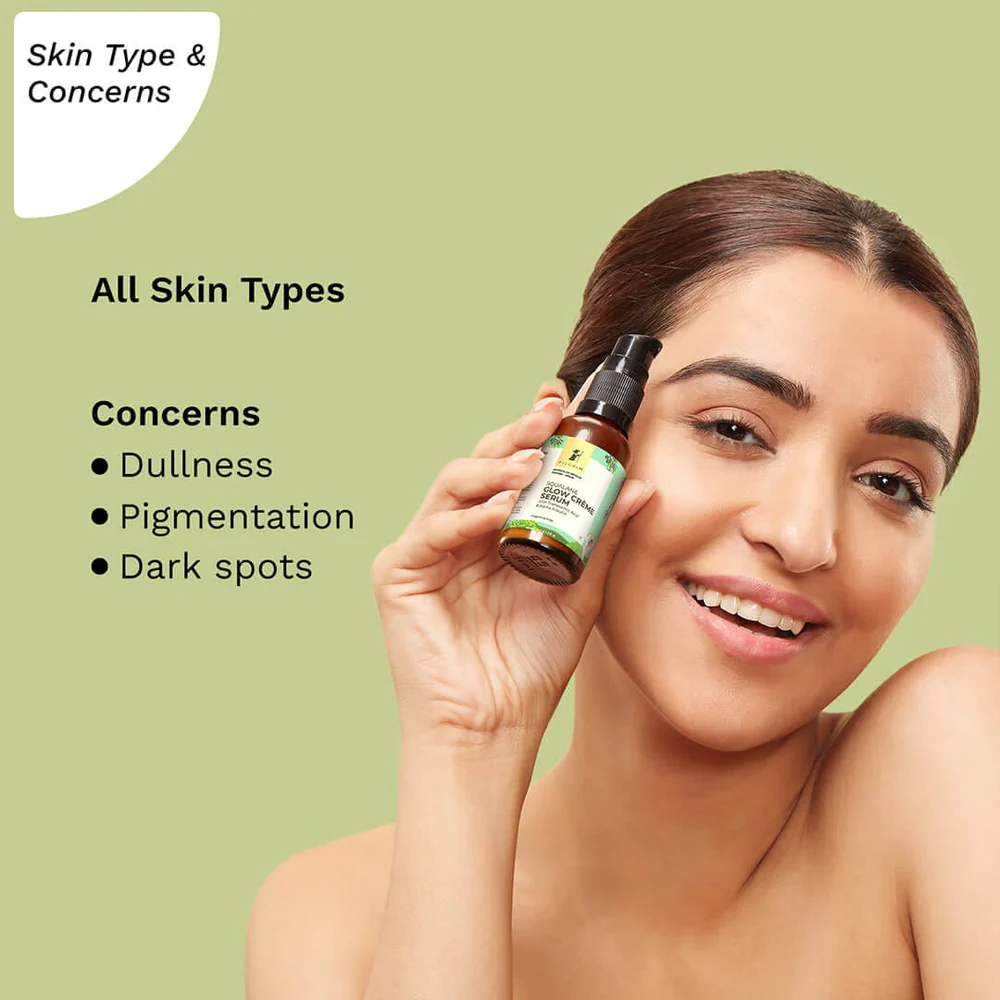 Pilgrim Squalane Glow Creme Serum, With Tranexamic Acid & Alpha Arbutin