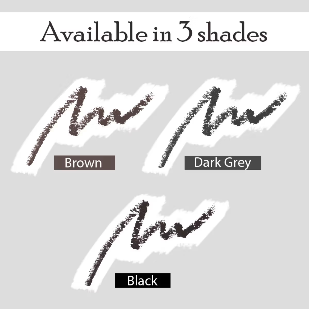 Insight Cosmetics Smudge Free Eyebrow Pencil, 2 In1 Define & Blend,12hrs Long Lasting