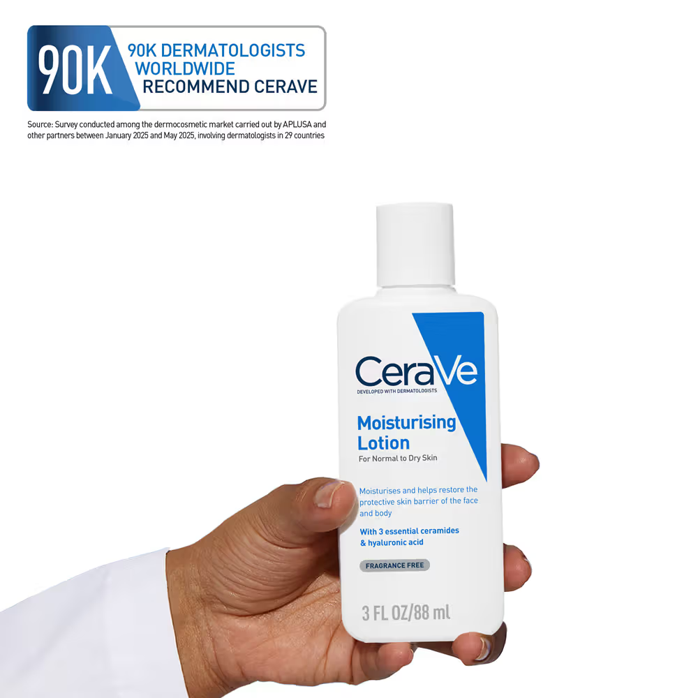 CeraVe Moisturizing Lotion for Normal to Dry Skin with Ceramides & Hyaluronic Acid