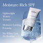 d'Alba piedmont Waterfull Essence Sun Cream, Vegan Lightweight, Broad Spectrum SPF 50+, Glowy