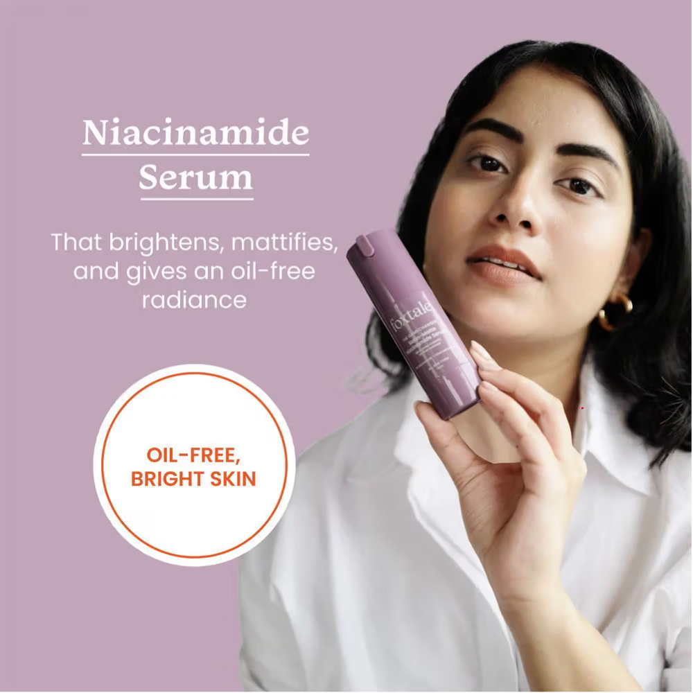 Foxtale 5% Niacinamide Serum | Fades Blemishes, Brightens Skin | Beginner-Friendly Formula