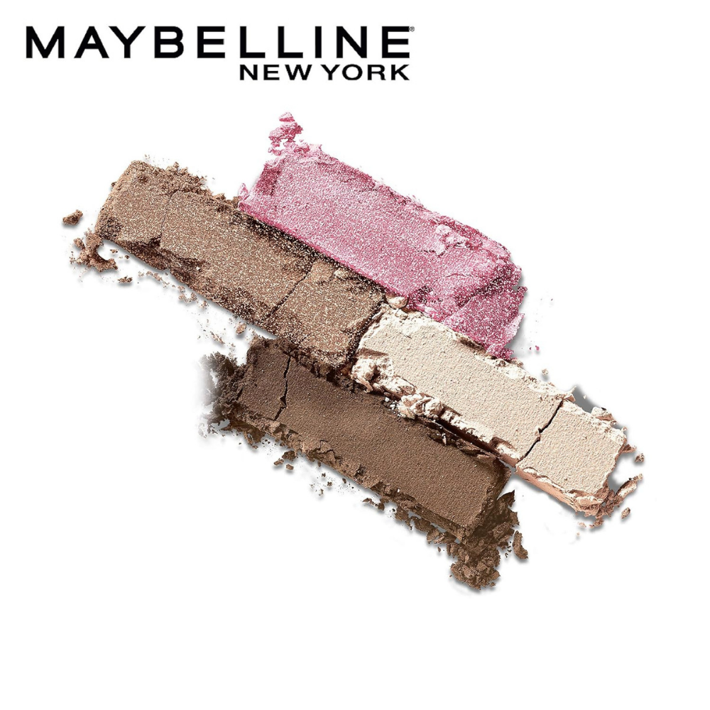 Maybelline New York New City Mini Eyeshadow Palette, Shimmery and Metallic Finish
