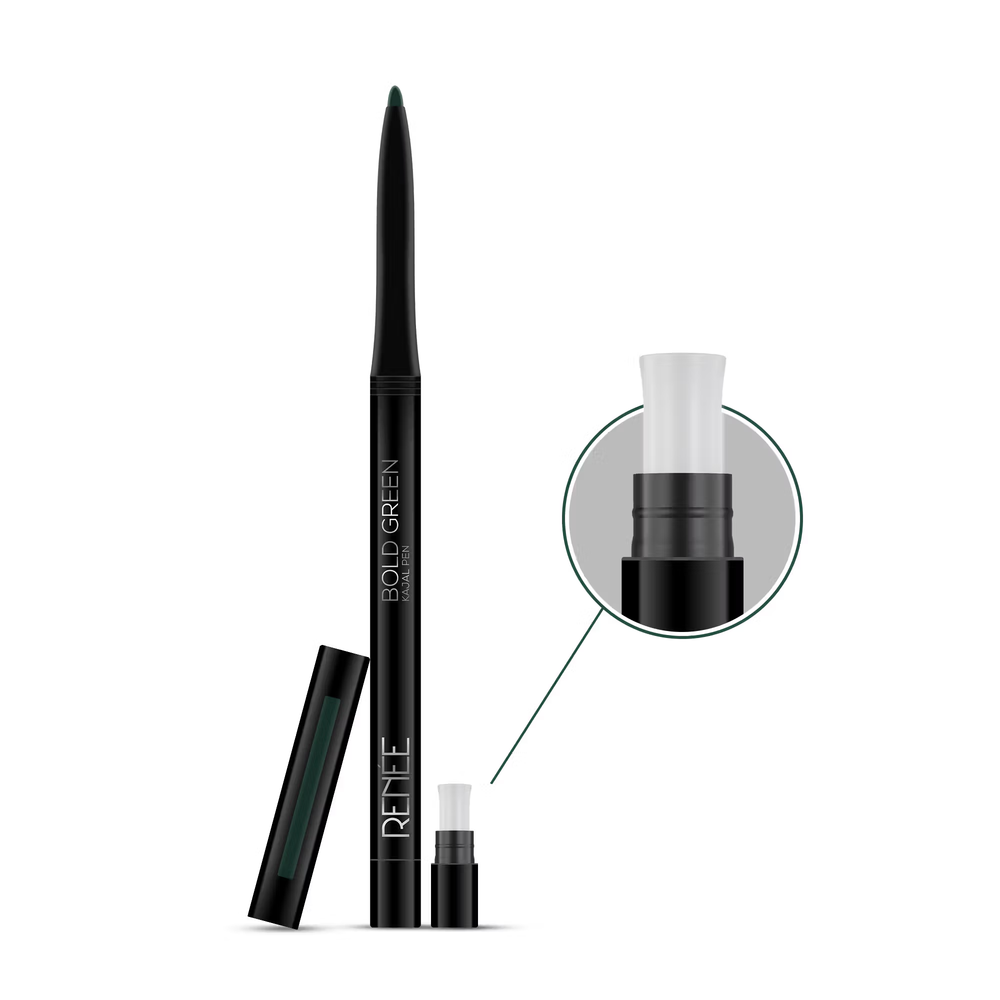 Renee Cosmetics Kajal Pen With Sharpener - Bold Green