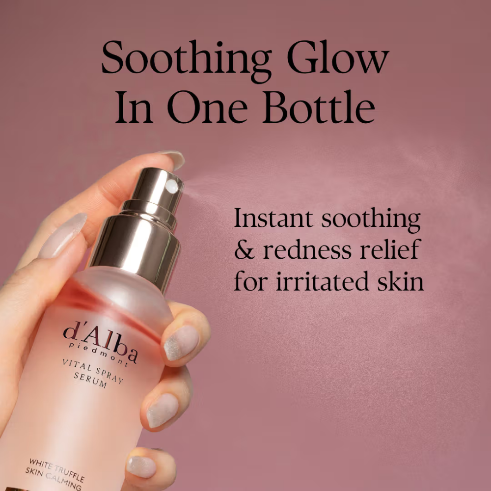 d'Alba piedmont White Truffle Vital Spray Serum,Vegan, Hydrating, For Sensitive Skin