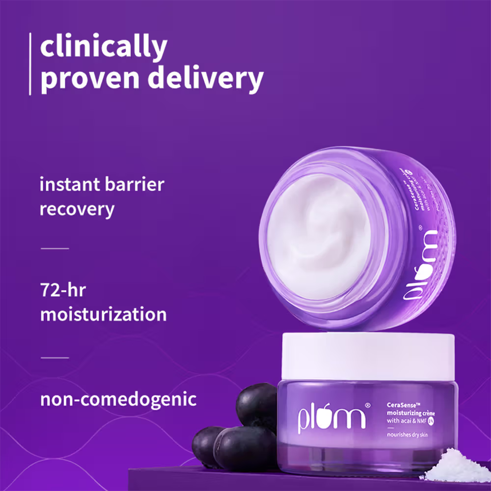 Plum Cerasense Moisturizer for Instant Barrier Repair & 72-Hr Moisturization