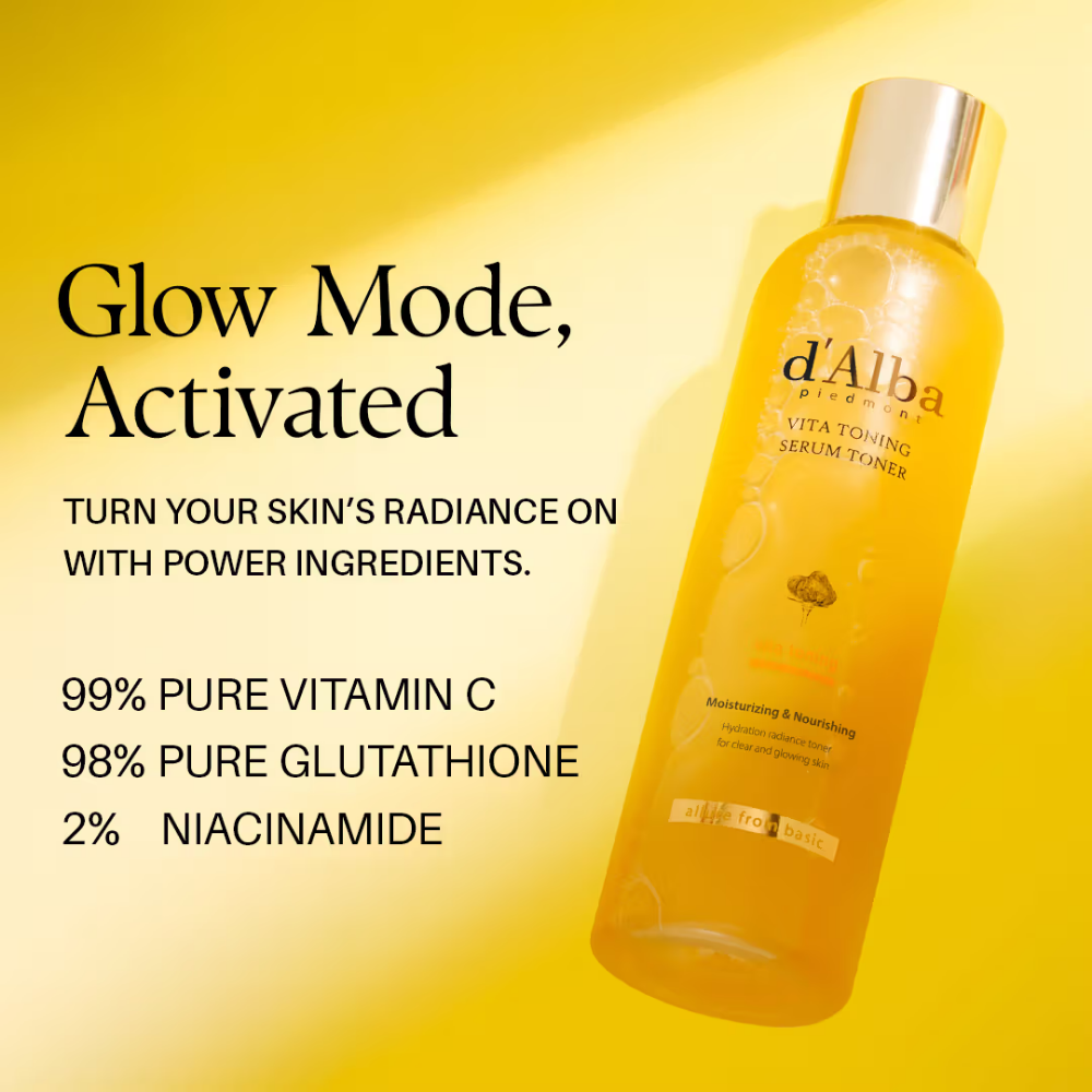 d'Alba Piedmont Vita Toning Serum Toner
