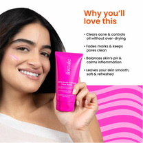 Foxtale Oil & Acne Control Face Wash With 2% Salicylic Acid & Cica, For Clear, Oil Free & Calm Skin