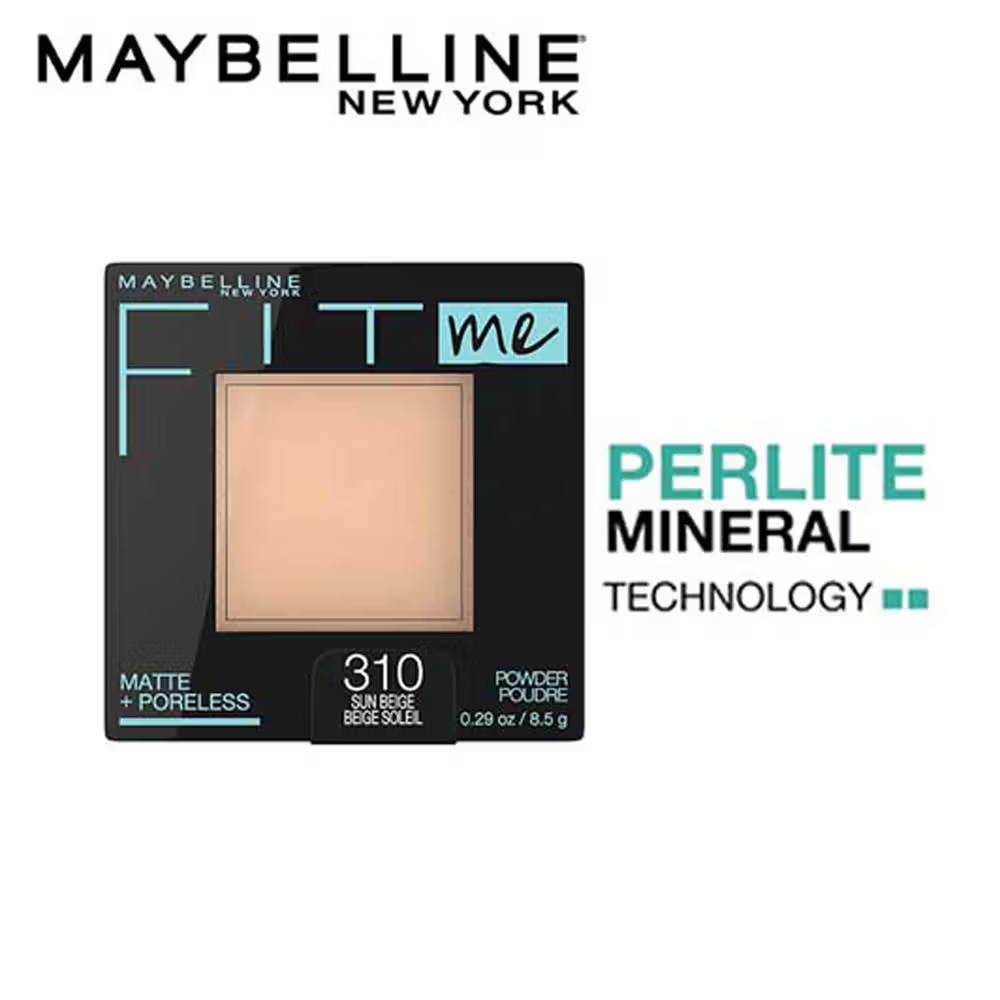 Maybelline New York Fit Me Matte + Poreless Pressed Powder, Lightweight