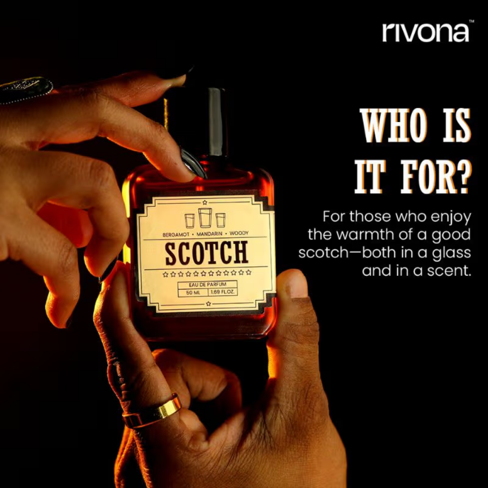 Rivona Naturals Scotch Eau De Parfum For Long Lasting Everyday Fragrance