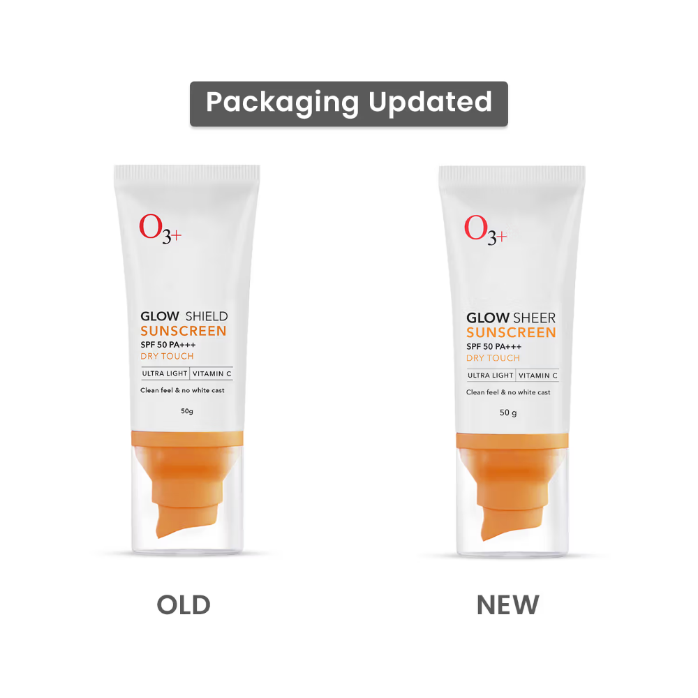 O3+ Glow Sheer Sunscreen SPF 50 Pa+++
