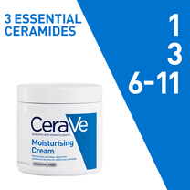 CeraVe Moisturizer For Dry Skin, Barrier Repair Cream with Ceramides, Dermatologist recommended