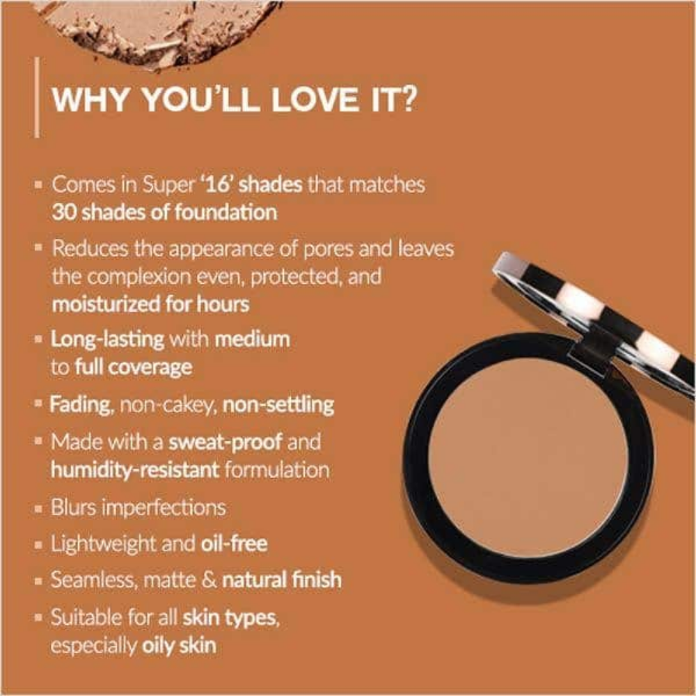 Colorbar 24hrs Wear Weightless Powder Foundation