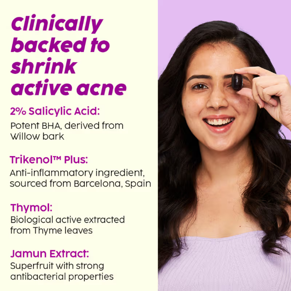 Plix Jamun Skincare Combo With Cleanser, Toner, Serum, Moisturizer & Spot Corrector For Women & Men