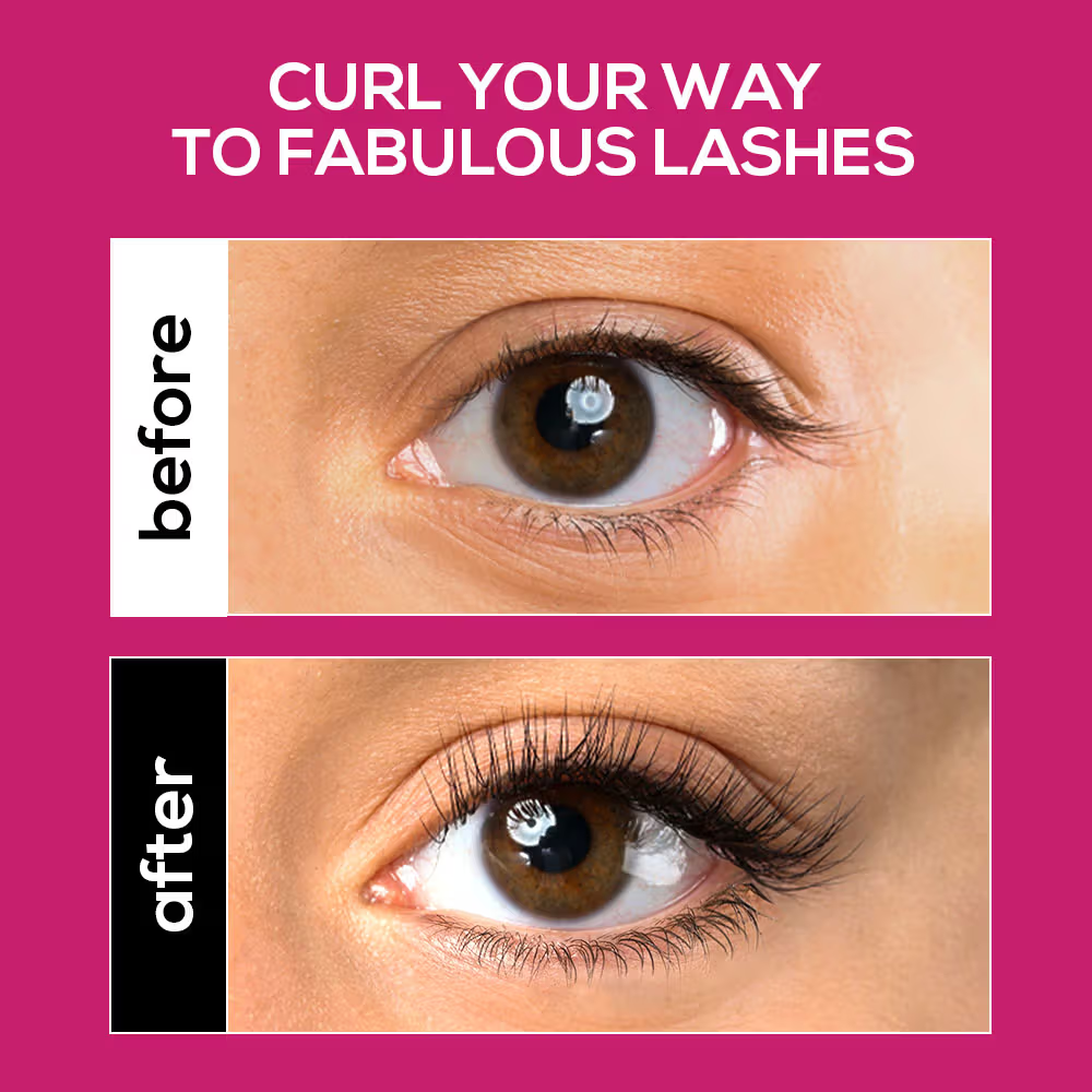 RENEE Power Lash Mascara, Black, Instantly Curls, Lengthens & Volumizes, Long - Lasting Clump