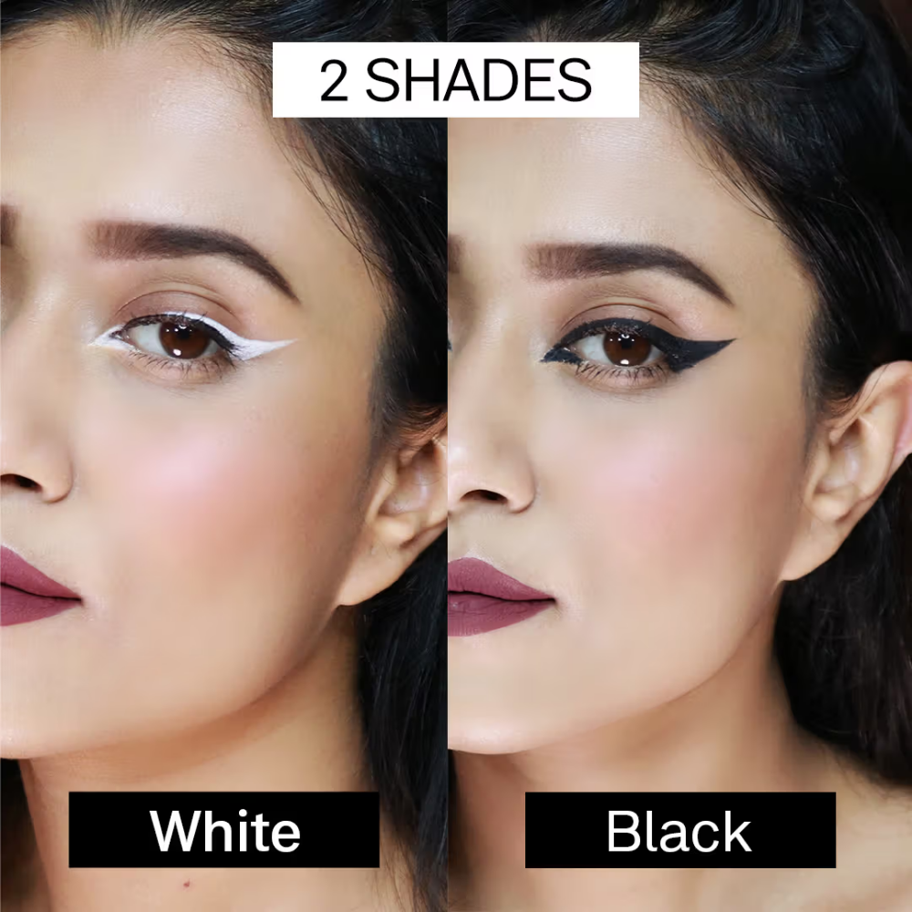 FLiCKA Breathtaking Eye Kajal Rich Pigment Waterproof Smudgeproof Long Lasting Easy Apply