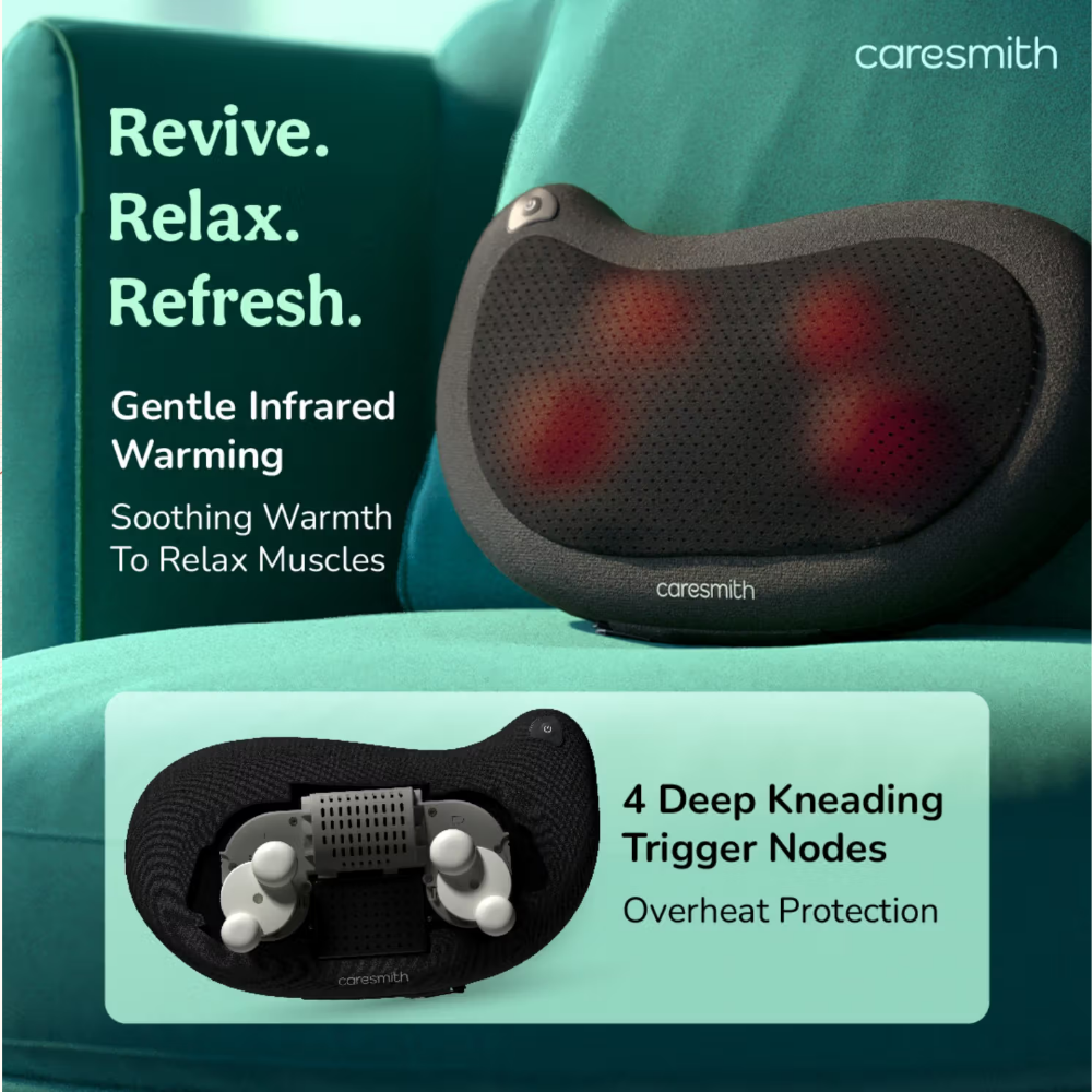 Caresmith Revive Cushion Back Massager For Pain Relief