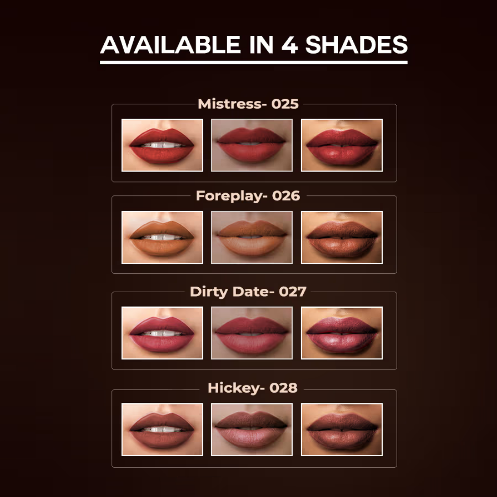 Colorbar X Jacqueline Sinful Matte Lipcolor