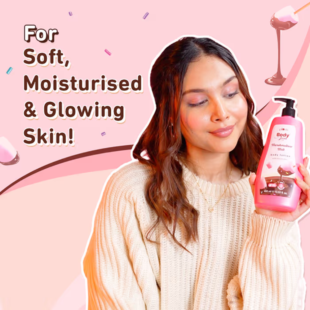 Plum BodyLovin Marshmallow Melt Body Lotion With Shea Butter for Dry, Normal & All Skin type