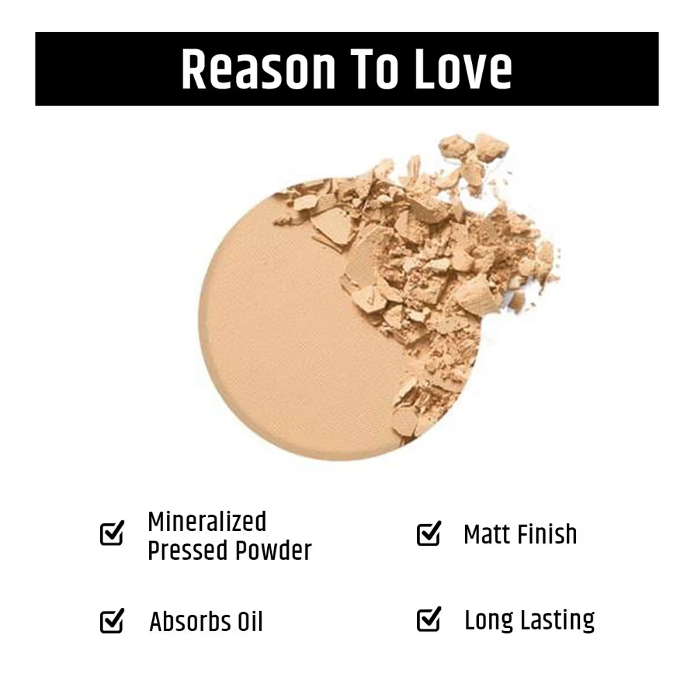 Insight Cosmetics Mineralized Pressed Powder SPF-24, Oil Control, Perfect Matte Finish