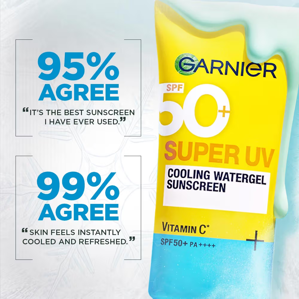 Garnier Super UV Cooling Water Gel Sunscreen SPF 50+ PA++++
