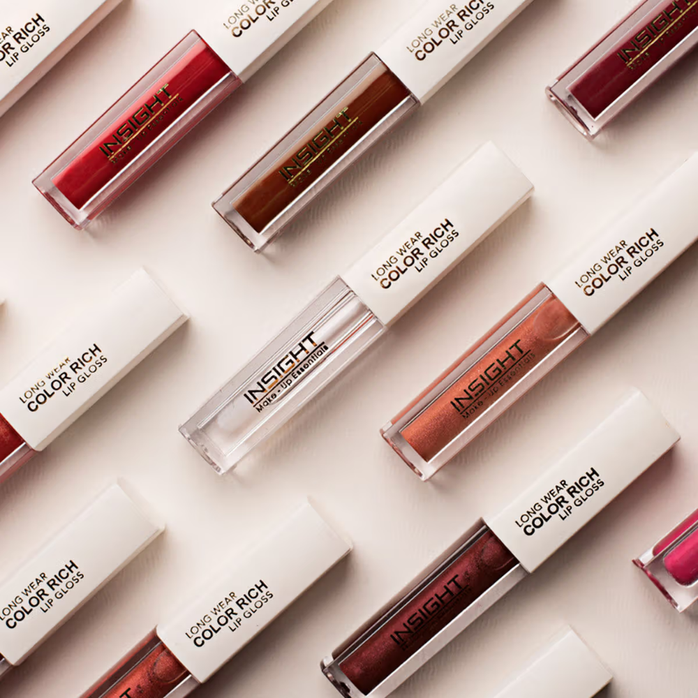 Insight Cosmetics Long Wear Color Rich Lip Gloss, Moisturising Long Wear Formula, Ultra Glossy Finish