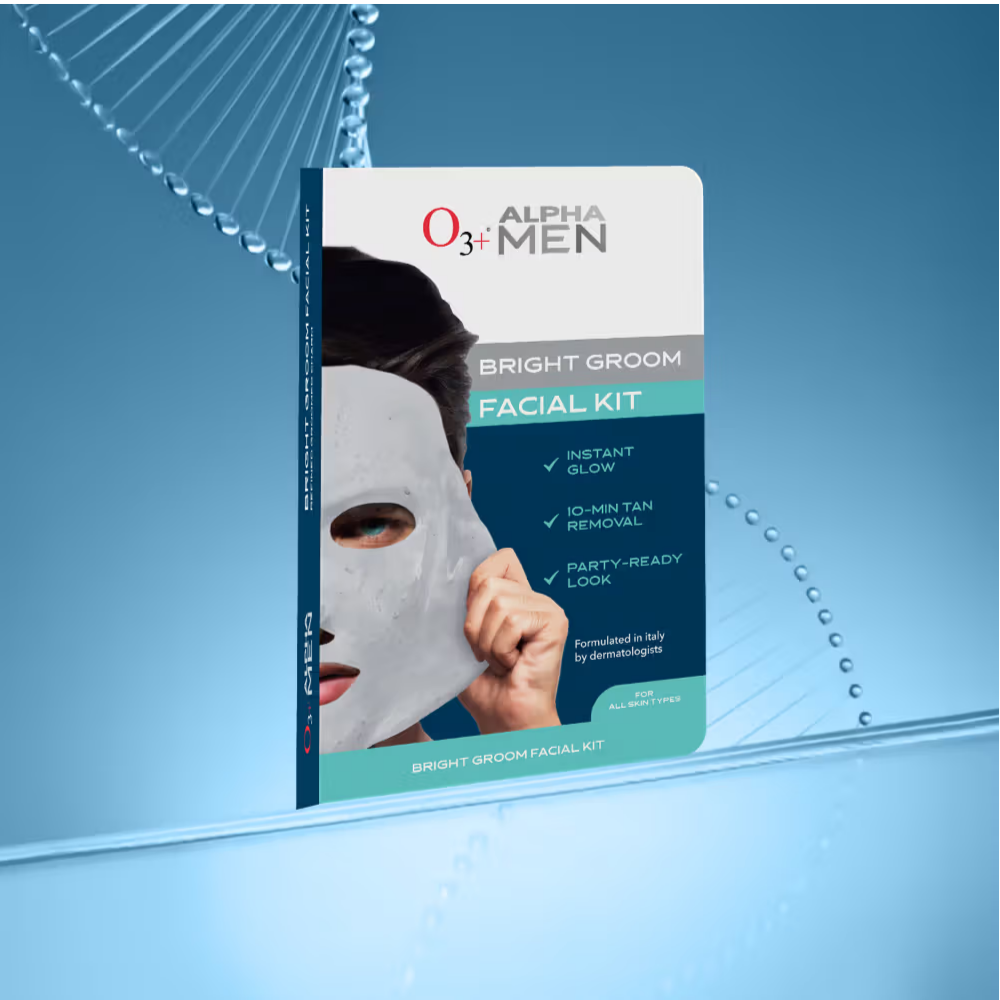 O3+ Alpha Men Bright Groom Facial Kit