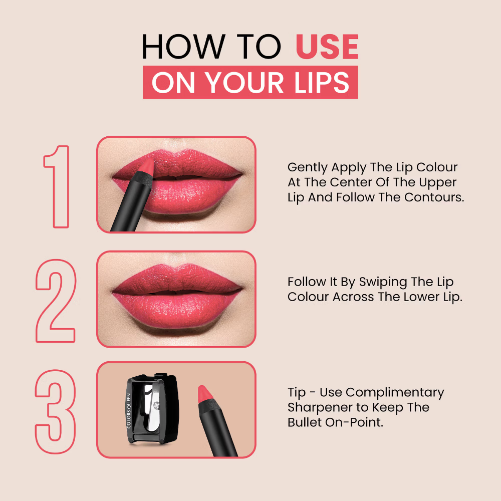 Colors Queen Color It All Non Transfer Matte Lip Crayon