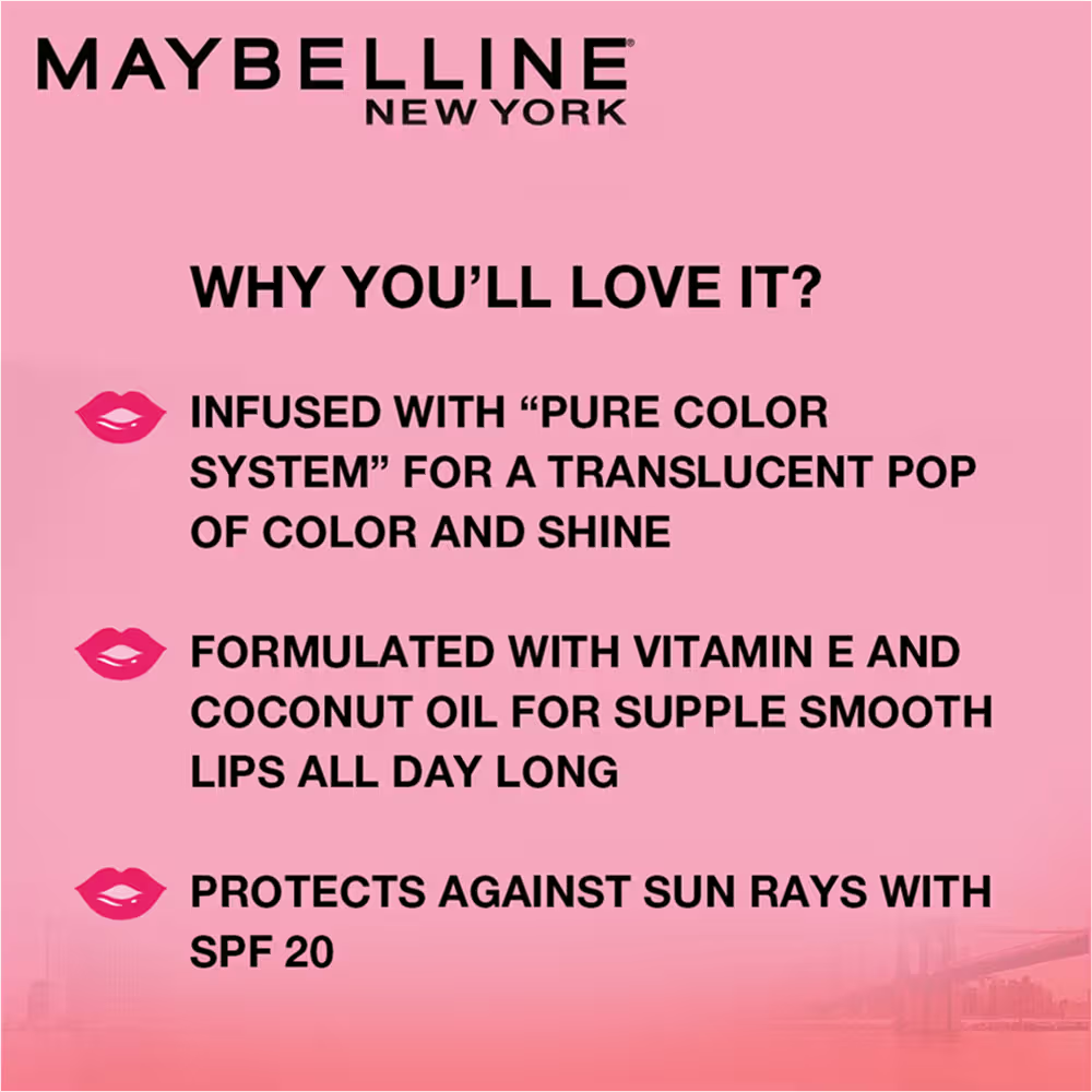 Maybelline New York Baby Lips Color Lip Balm with SPF 11 Up To 24H Moisture