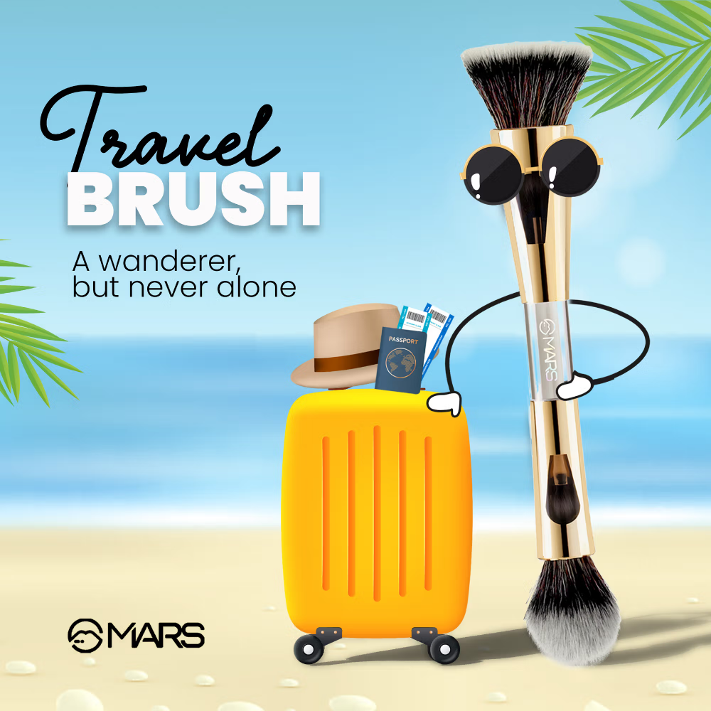 MARS 4 In 1 Travel Brush