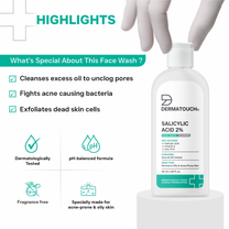 Dermatouch Salicylic Acid 2% Face Wash