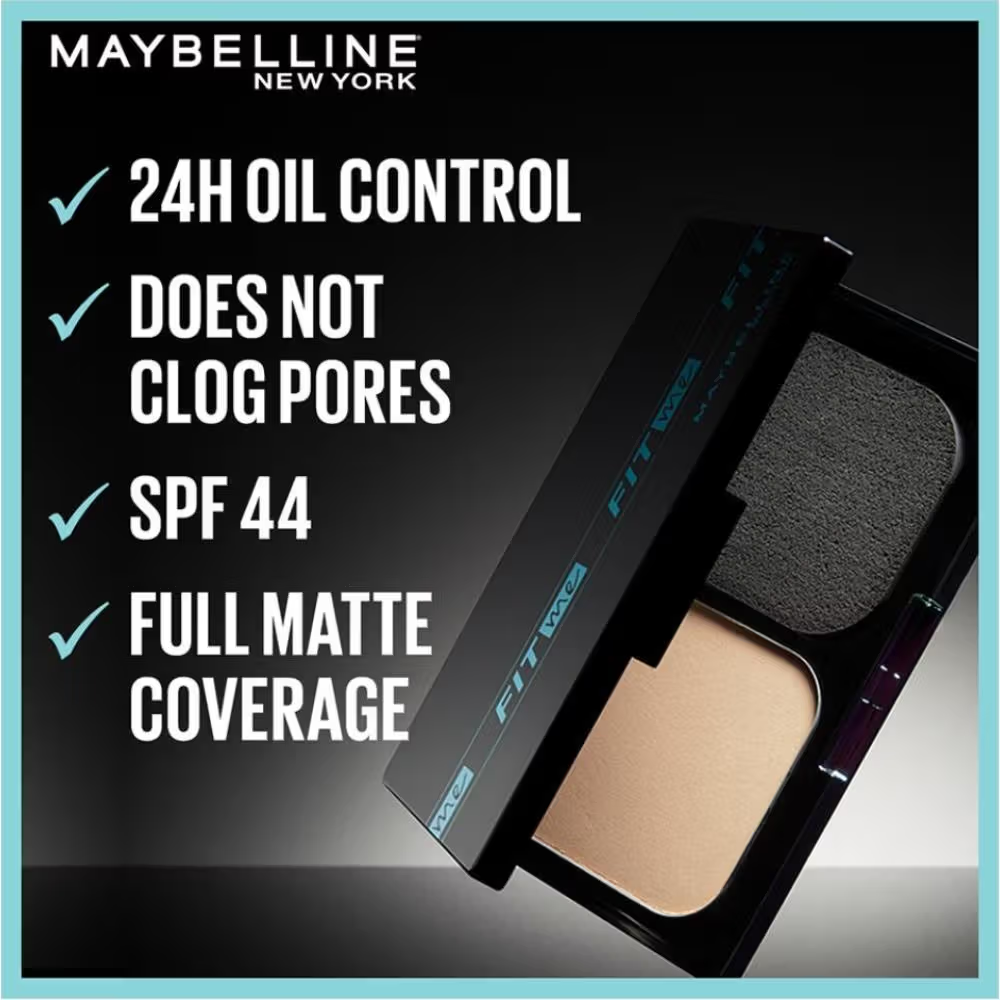 Maybelline New York Fit Me Ultimate Powder Foundation, 24 hr Oil Control + SPF 44