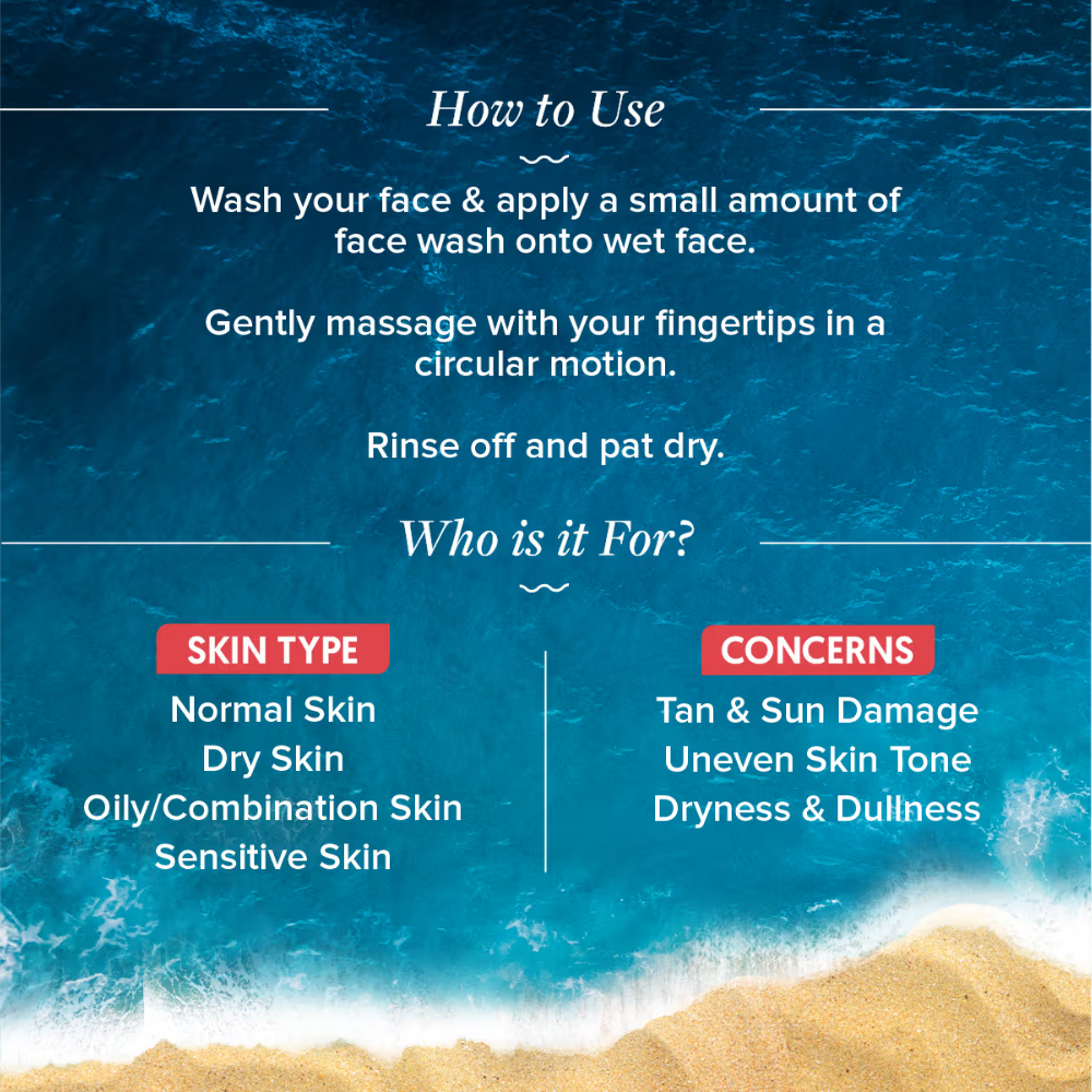 Aqualogica Detan+ Smoothie Face Wash with Glycolic Acid & Cherry Tomato for Tan removal