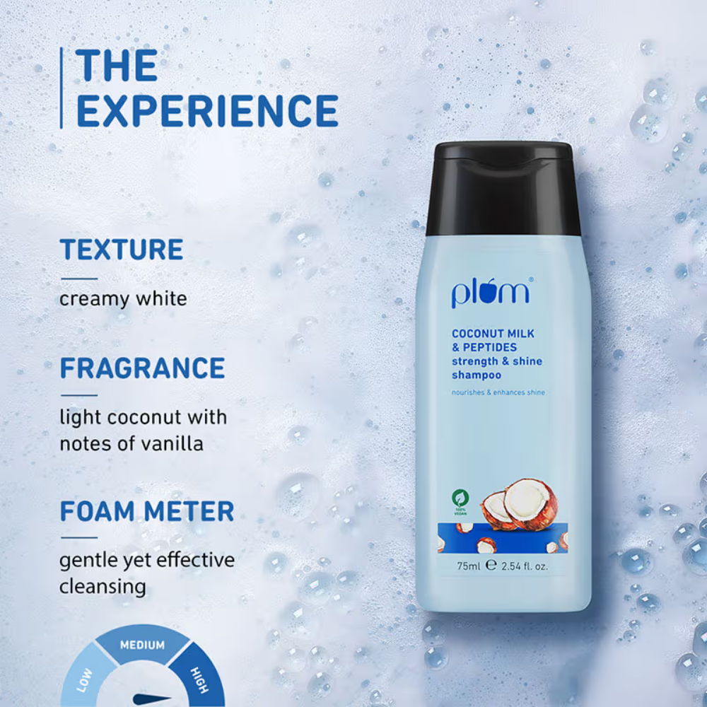 Plum Coconut Milk & Peptides Strength & Shine Shampoo